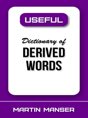 cover image of Useful Dictionary of Derived Words